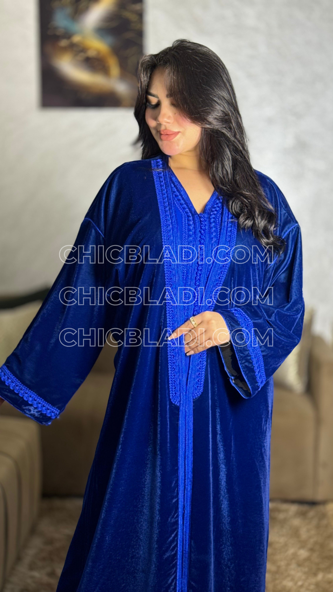 Caftan Kimono – 2 pièces | Tissu Mobra