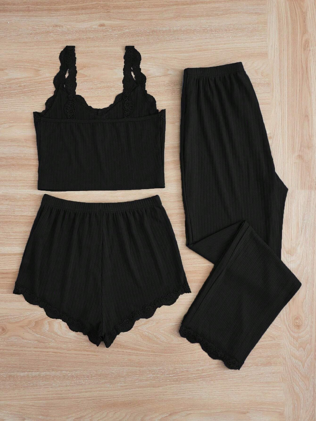 Ensemble de pyjama femme 3 Pcs