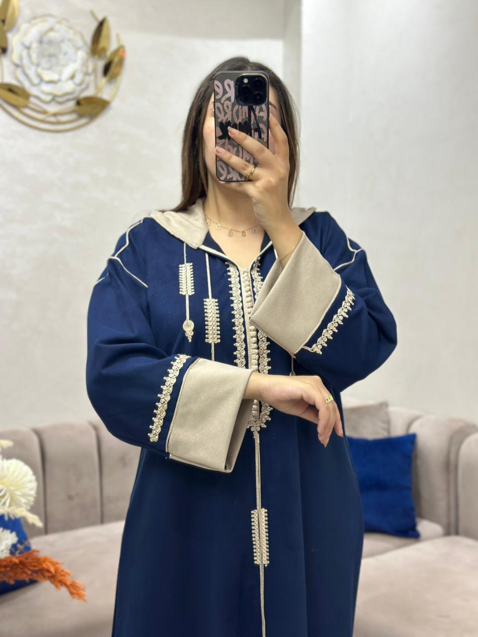 Jellaba Fodan - Élégance Moderne pour Femme