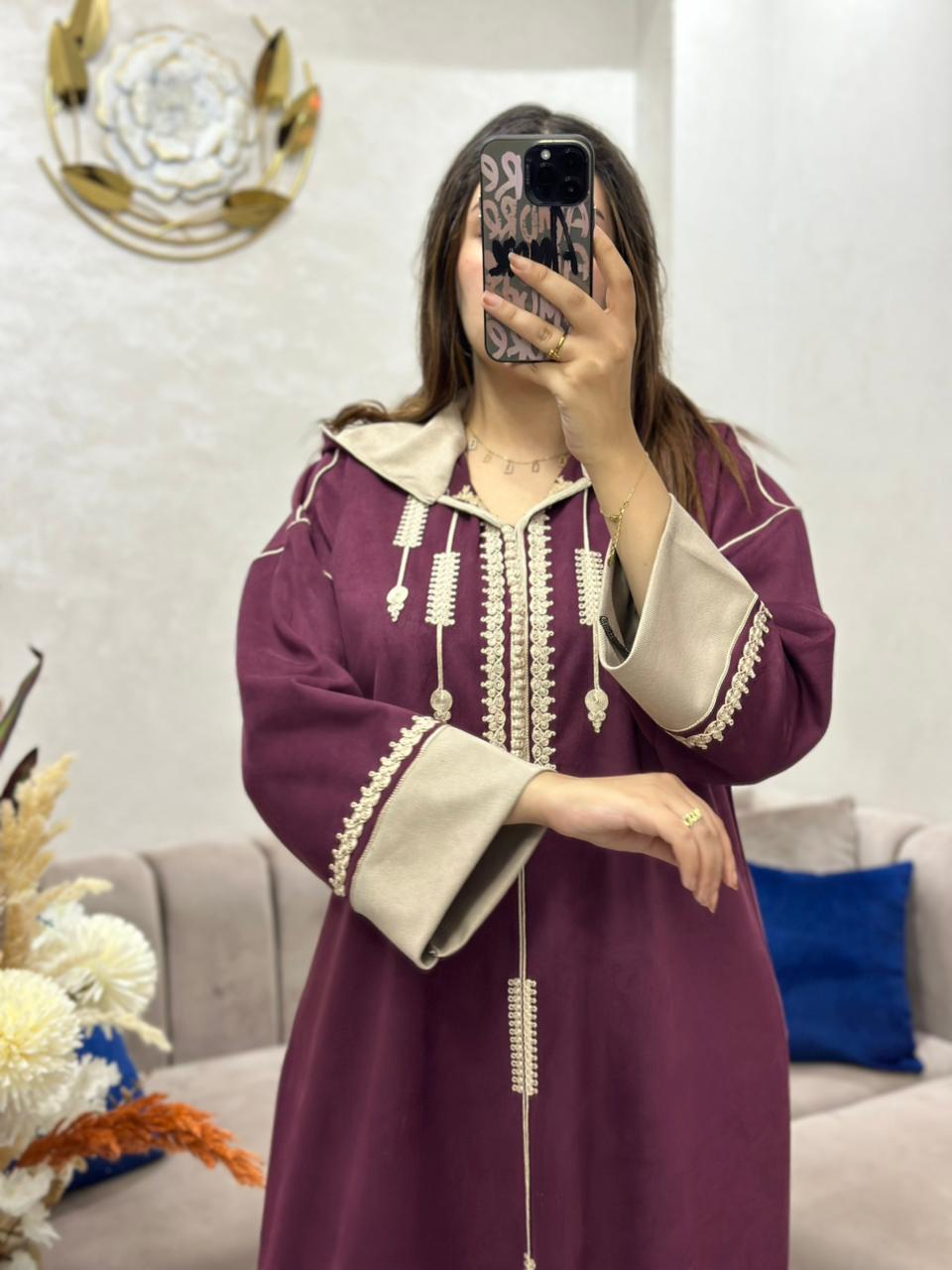 Jellaba Fodan - Élégance Moderne pour Femme