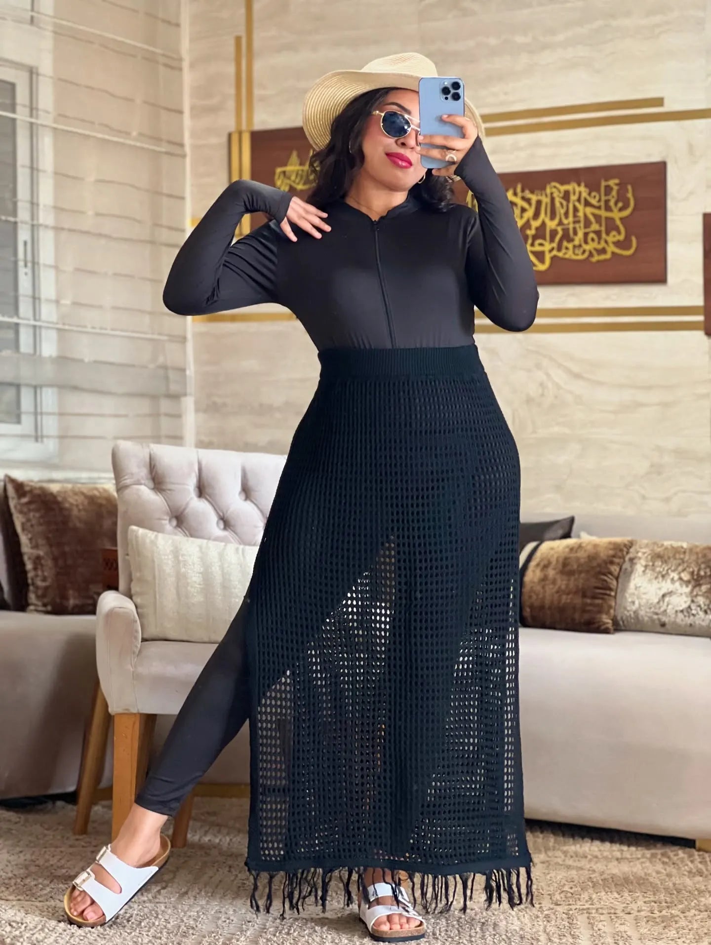 Burkini avec Jupe Filet – REF 0457