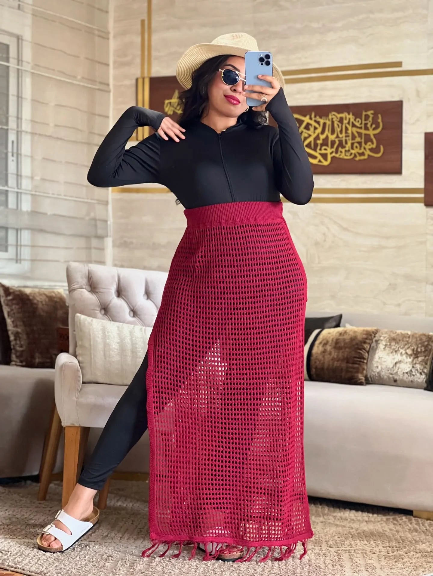 Burkini avec Jupe Filet – REF 0457