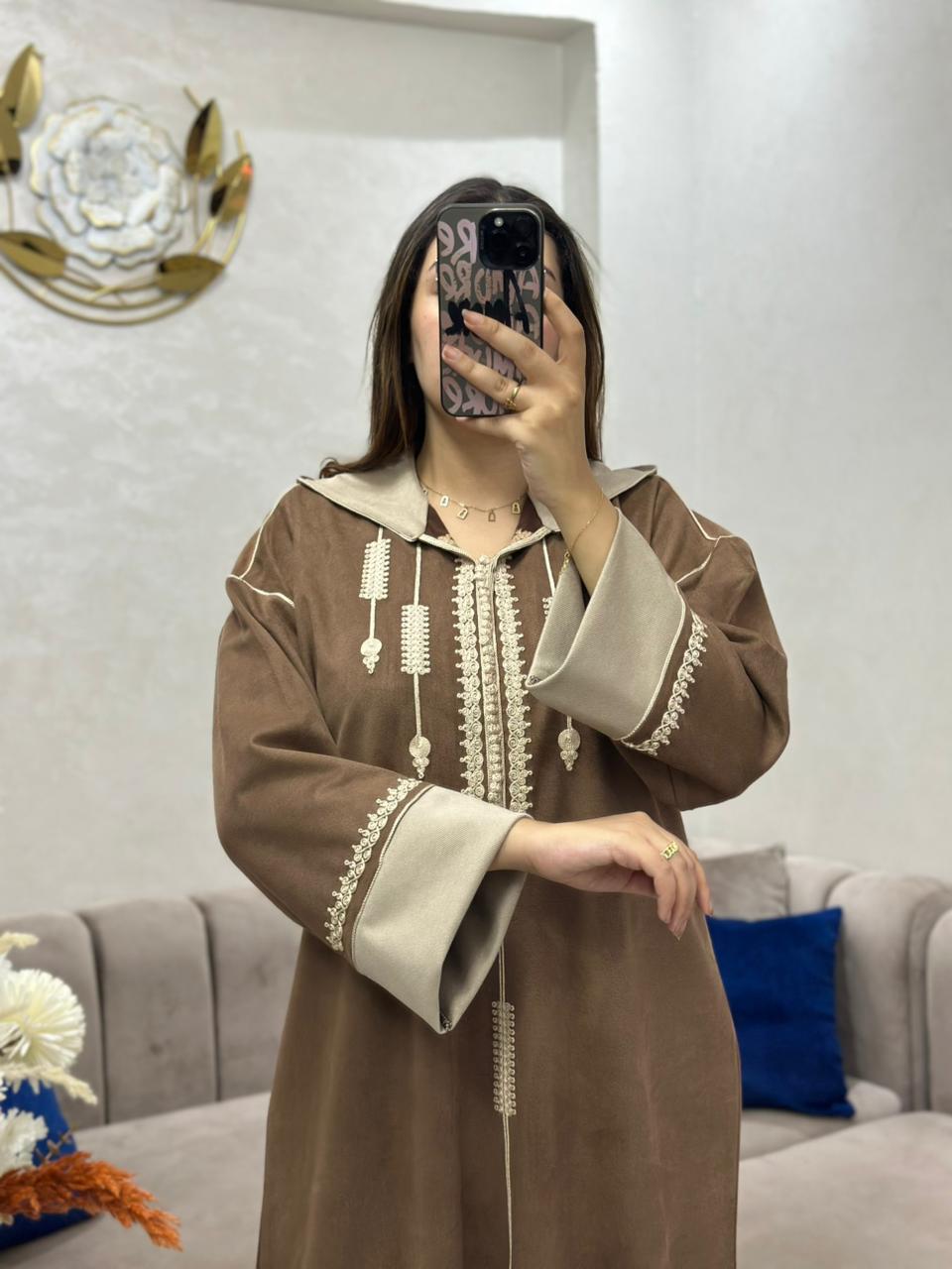 Jellaba Fodan - Élégance Moderne pour Femme