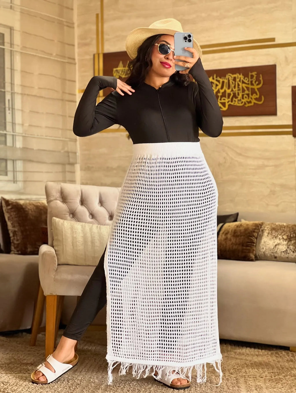 Burkini avec Jupe Filet – REF 0457