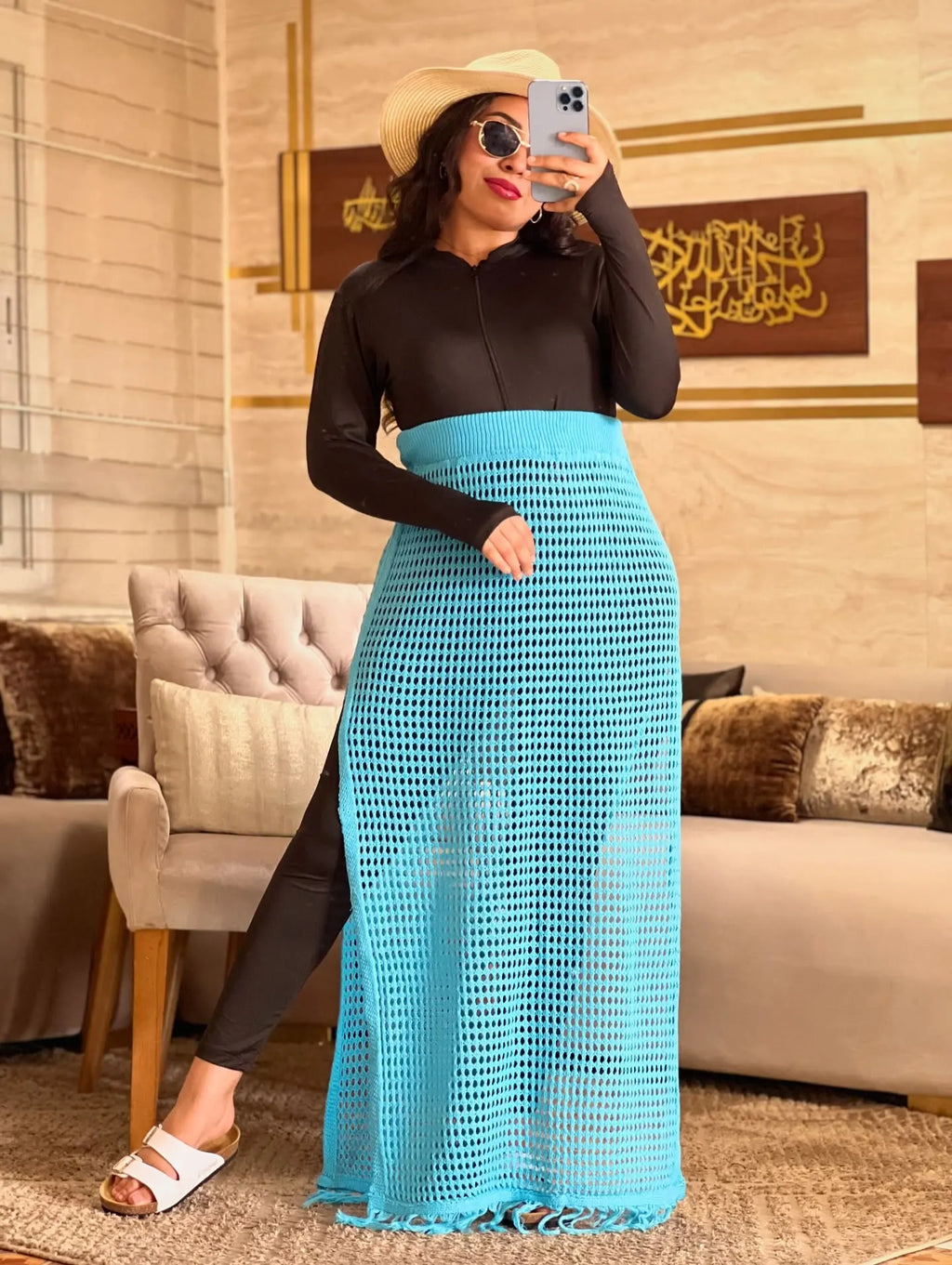 Burkini avec Jupe Filet – REF 0457