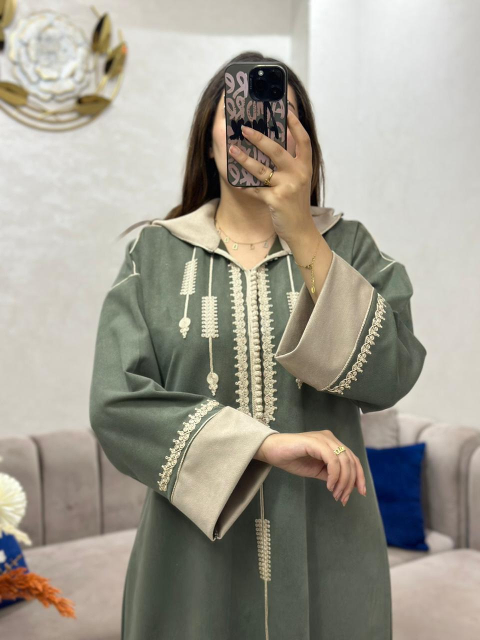 Jellaba Fodan - Élégance Moderne pour Femme