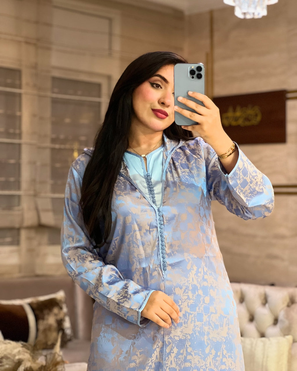 Jellaba & Caftan 2 Pièces Élégantes – REF 0829