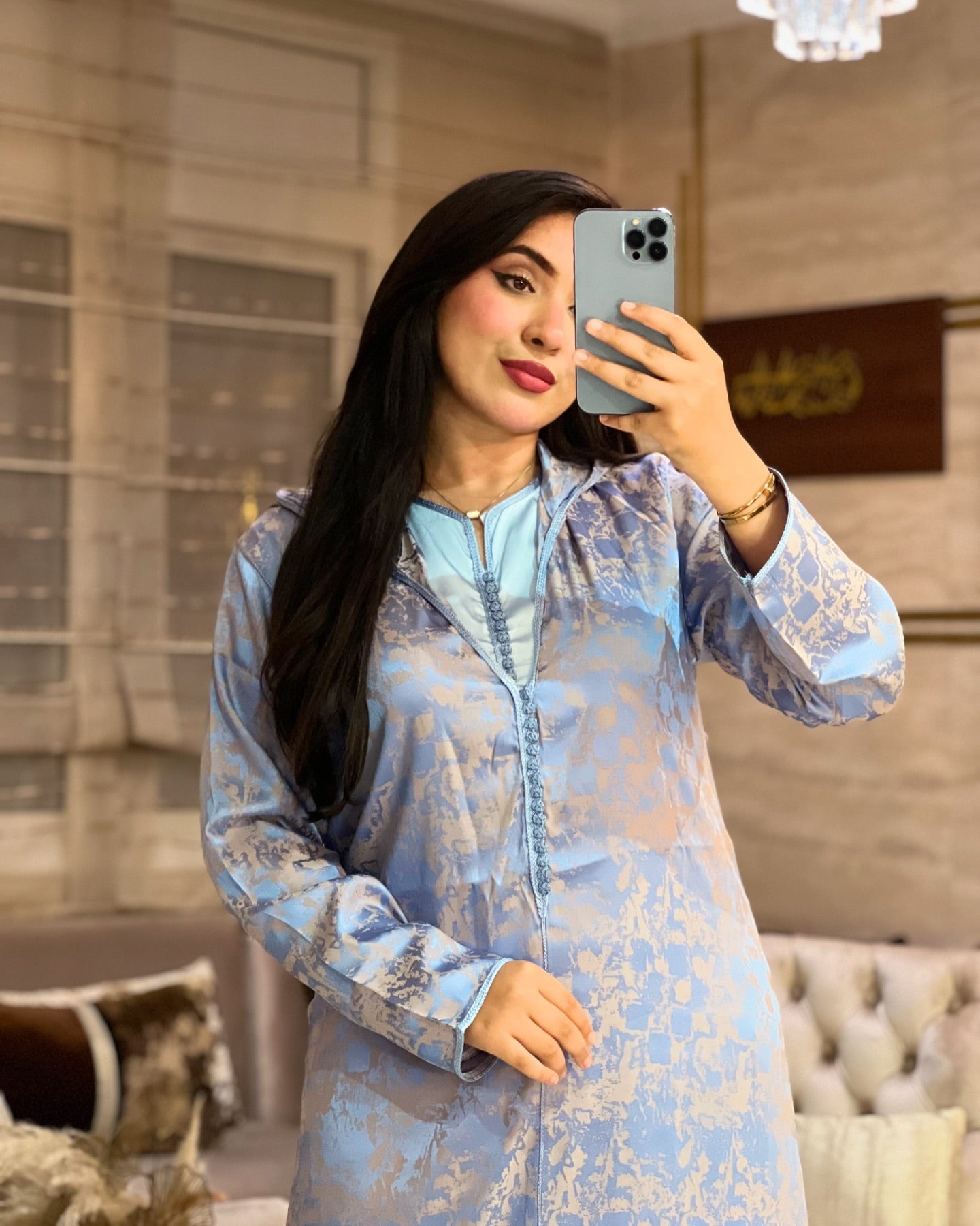 Jellaba & Caftan 2 Pièces Élégantes – REF 0829