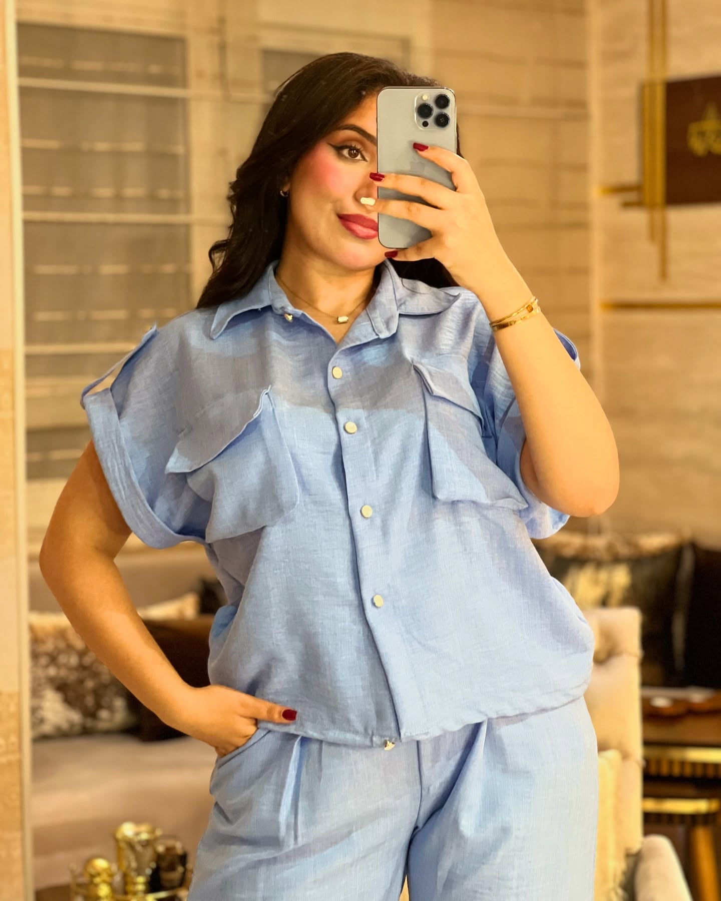 Ensemble Chemise & Pantalon en Lelan – REF 0321