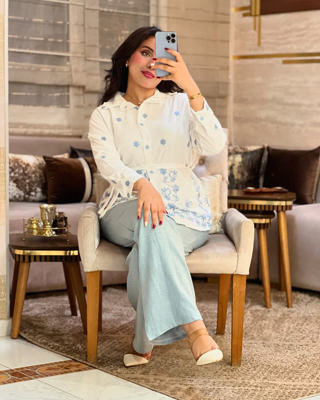 Ensemble Chemise & Pantalon Léger – REF 0468