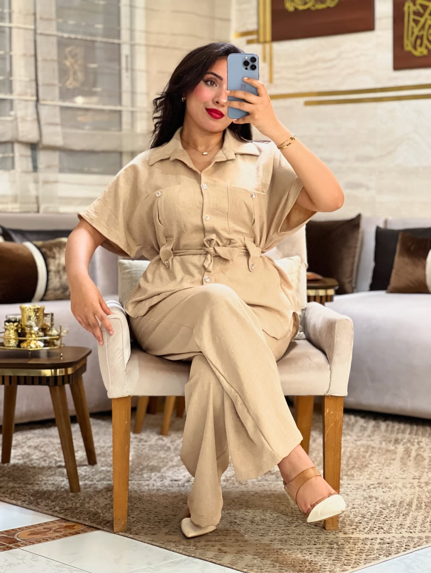 Ensemble Femme 2 Pièces Style Robe Lelan – REF 0592